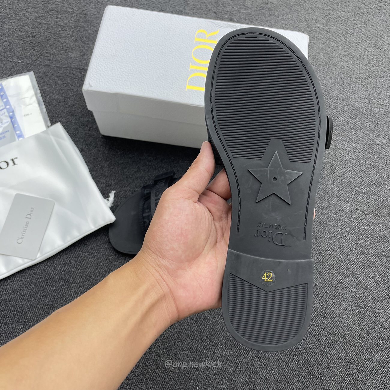 Dior 3d Velcro Sandals (7) - newkick.vip